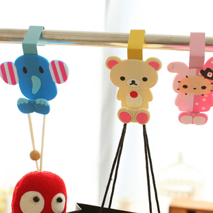 卡通动物软胶门后挂钩 居家收纳的实用巧思